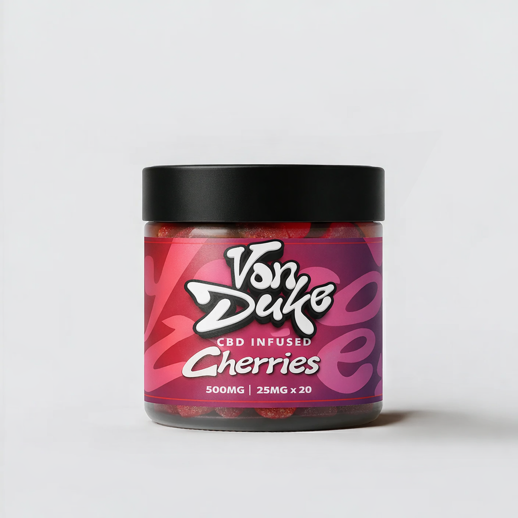 Von Duke Cherry-Shaped CBD Gummies – 25mg